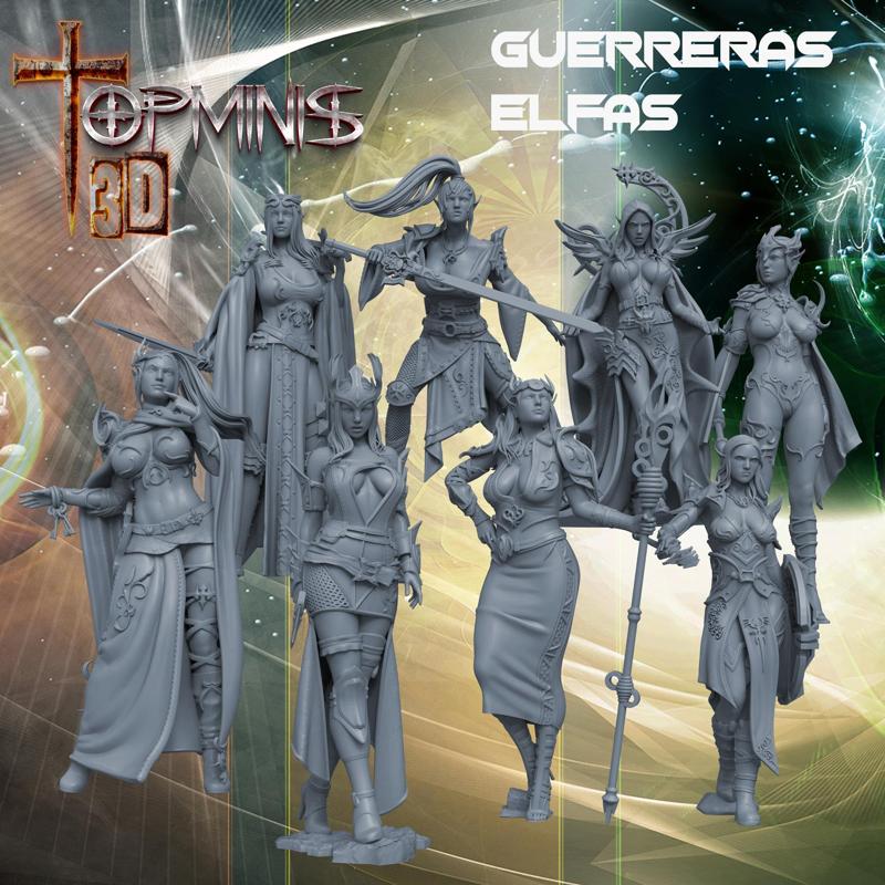 ELF WARRIORS FOR RPG WAR HAMER