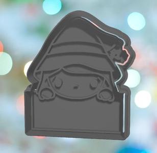 Halloween Witch Plaque Cookie Cutter