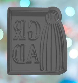 Graduation Tassel Plaque Cookie Cutter