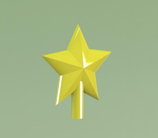 Christmas pine star