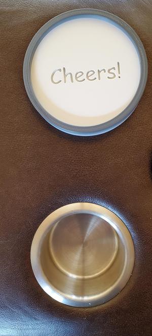 Couch Console Cup Adapter