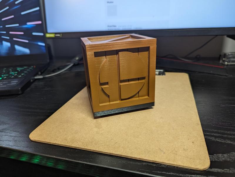 Rolling Crate from Super Smash Bros. Series