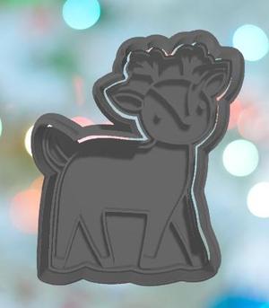 Christmas Reindeer Cookie Cutter