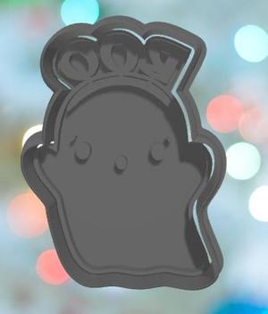 Halloween Ghost With Boo Head Band Cookie Cutter