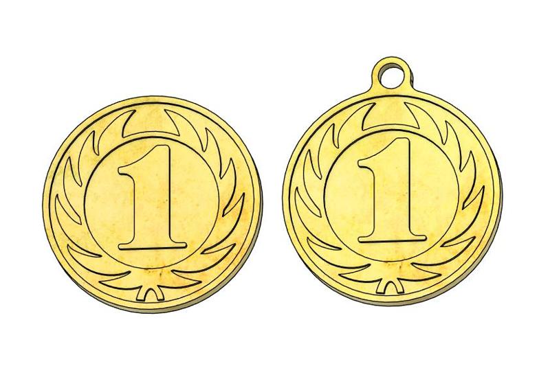 medals (first, second, third place)