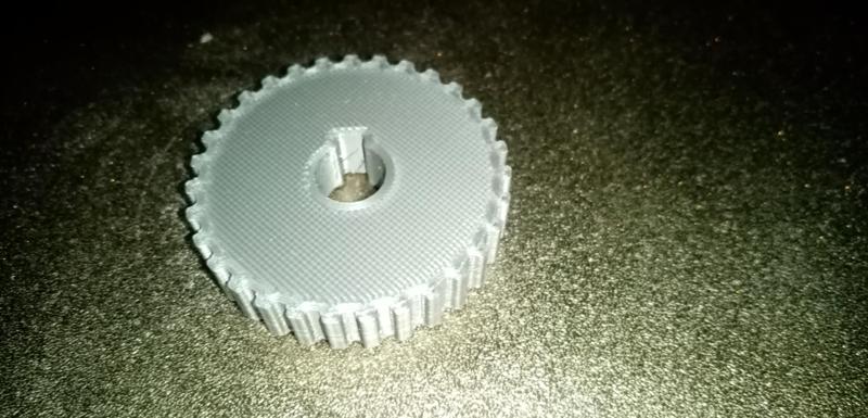 Ozubené kolo soustruhu.