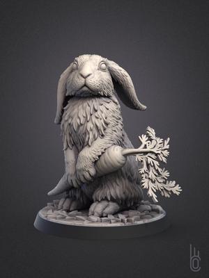 Rabbit 3D print model