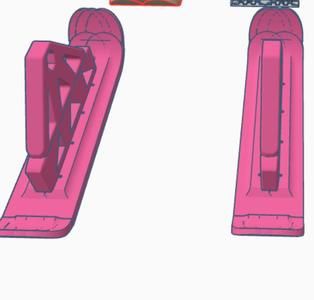 Depish snow skis for rc car