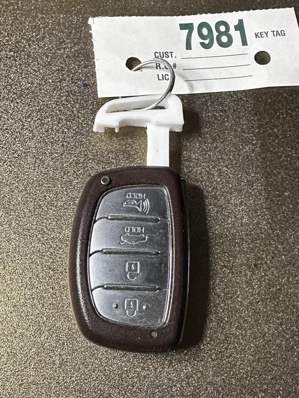 Hyundai Remote Valet Key