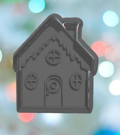 Christmas House Cookie Cutter