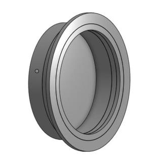 Closet door finger pull (sliding door)