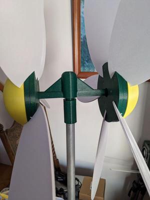 Large 5 Sail Duplex Wind Spinner