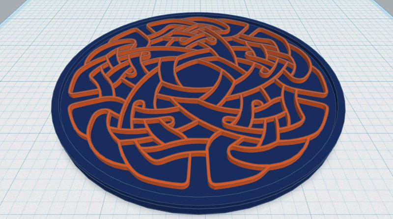Celtic Mandala Coaster 17