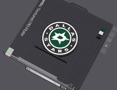 Dallas Stars Logo Table Stand