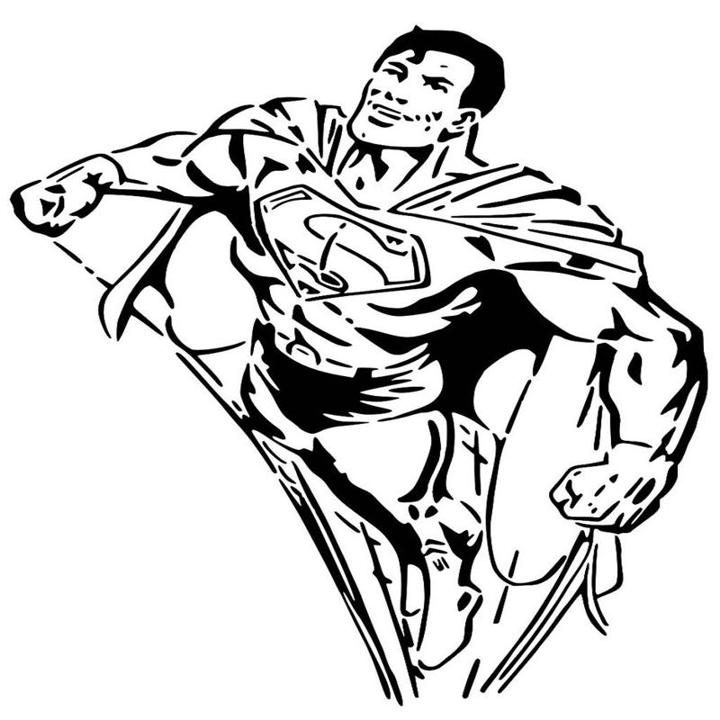Superman stencil 2