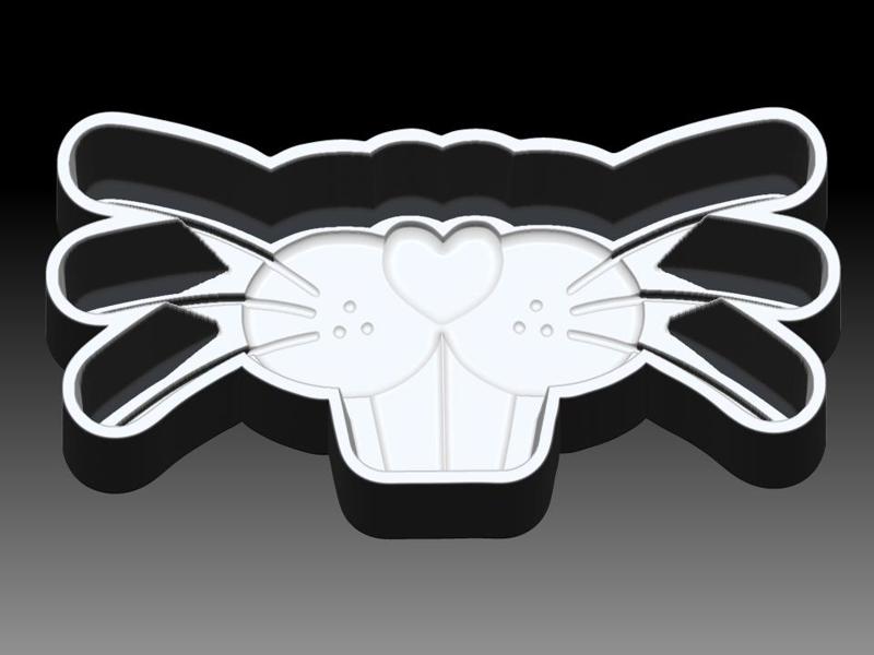 Bunny teeth bath bomb mold