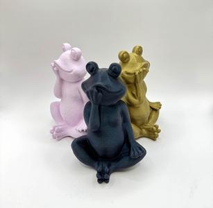 Cute Sitting Frog Figurine