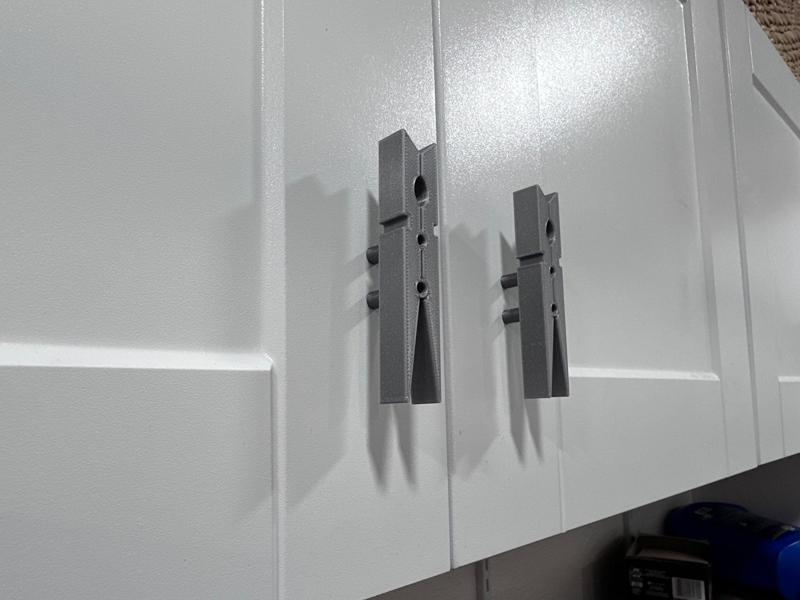 Modern Clothespin Drawer or Cabinet Pull