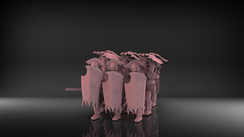 Muscled Orcs Testudo