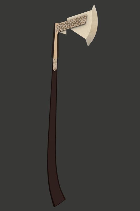 Gimli's Large Throwing Axe