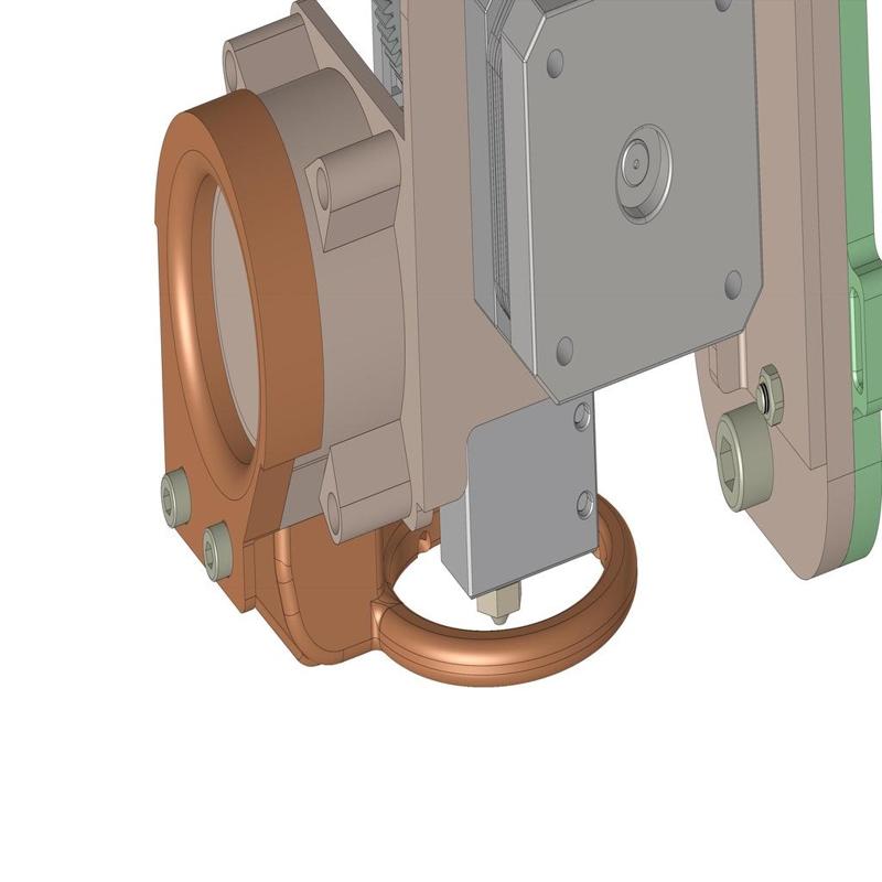 Yet another Fan Duct for Artillery Sidewinder X1 pluggable *Update V2*