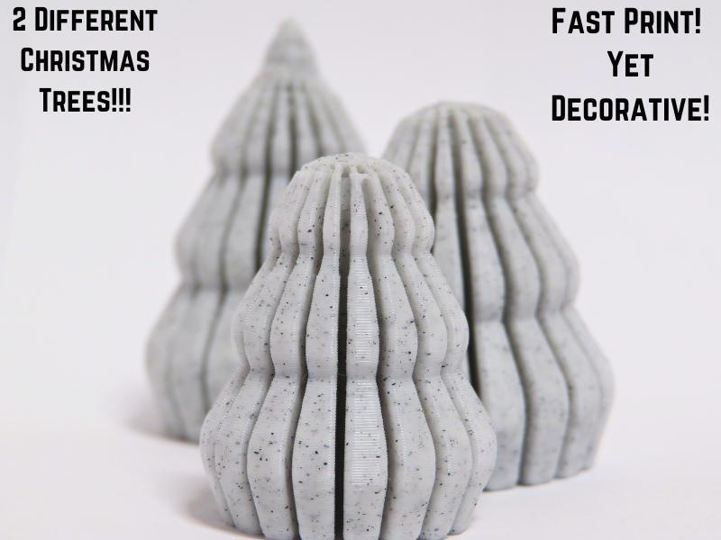 (V2) Modern Ribbed Christmas Tree