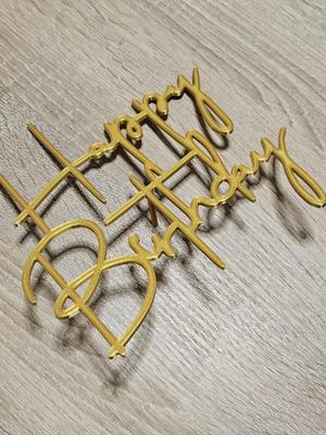 Happy birthday Topper