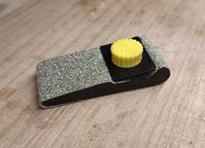 Support for sandpaper