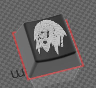 5 pieces Patterned SA KEYCAP FOR BOX SWITCHES