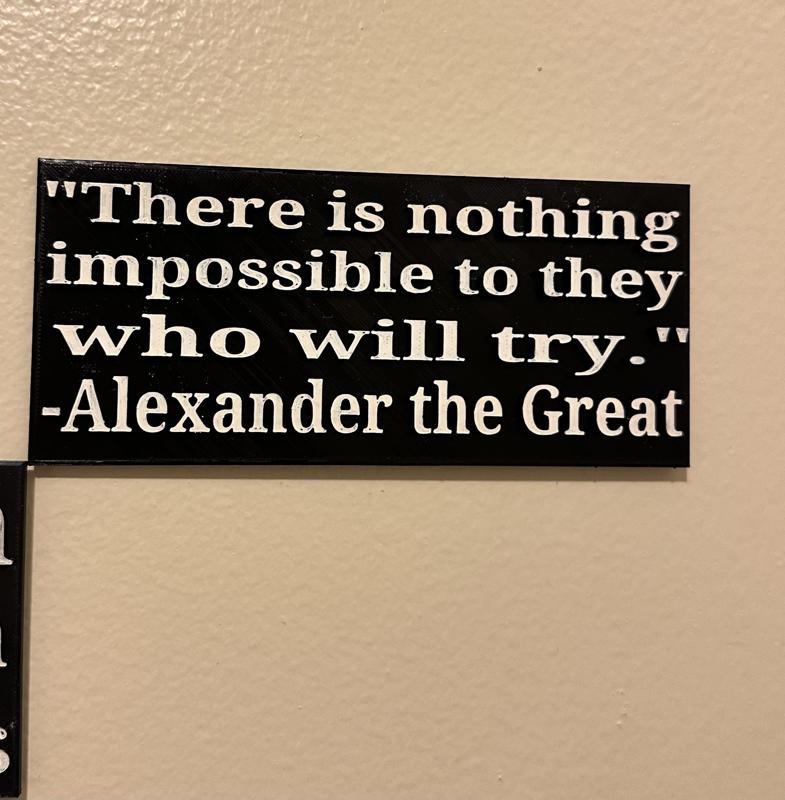 decorative inspirational Alexander the Great poster