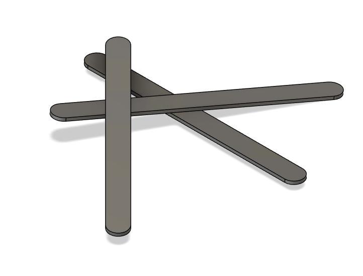 Standard popsicle stick