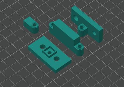 Top camera mount for 2020 extrusion