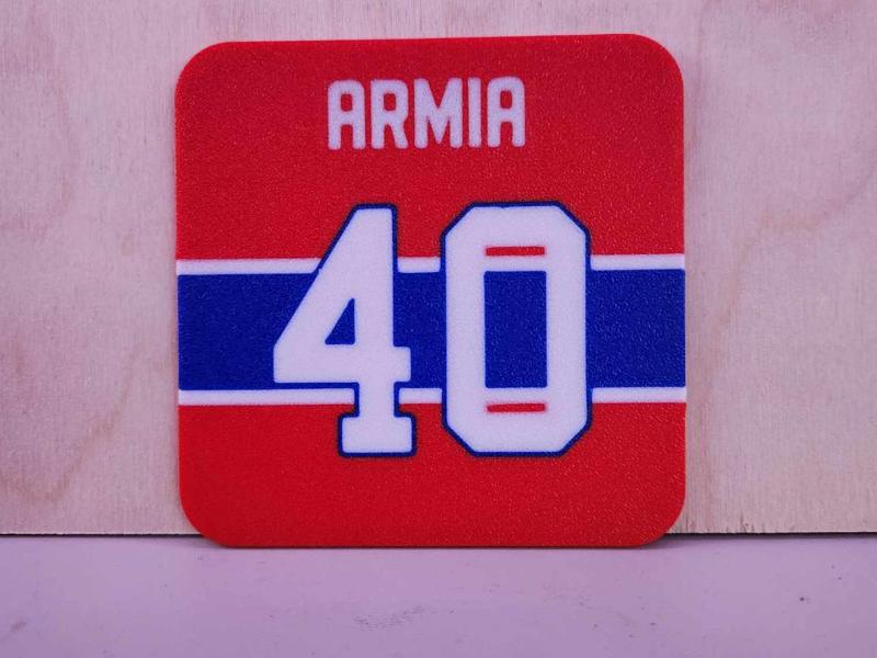 NHL Coaster - JOEL ARMIA