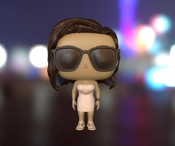 Funko girl with dress