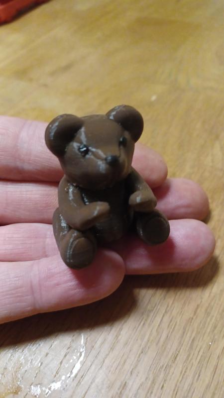 A cute little bear.
