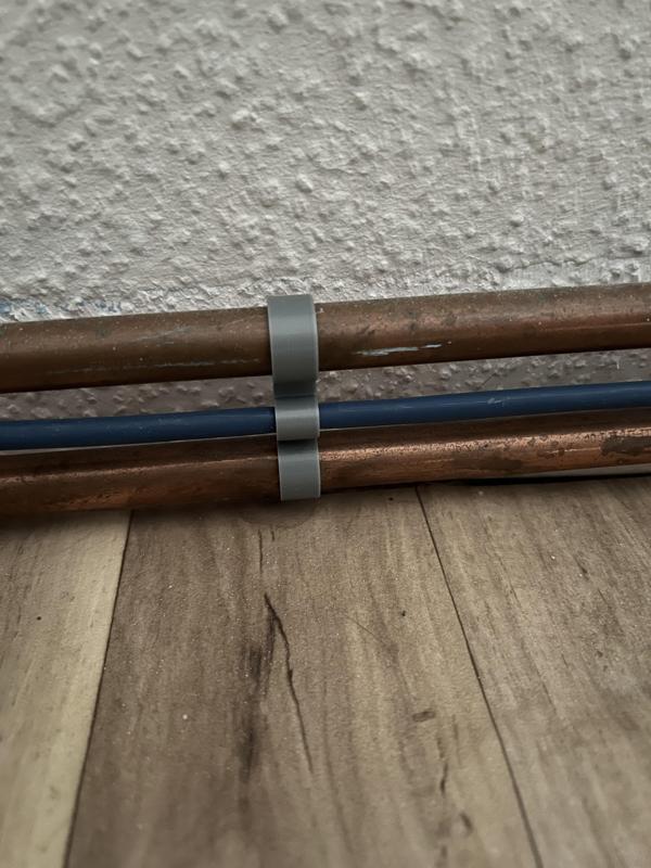 Heizungsrohr Klemme für Netzwerkkabel