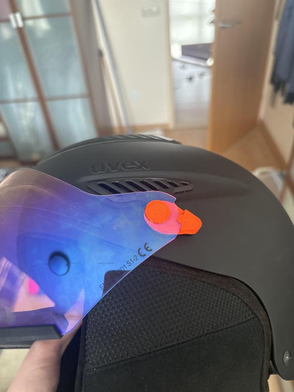 Uvex visor helmet extension