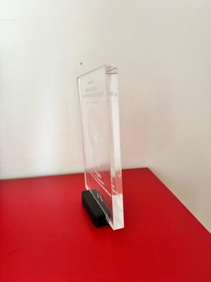 glass / acrylic sign stand