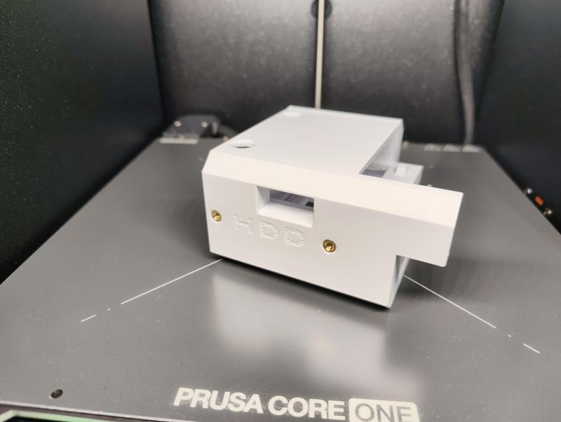 PiNas HDD guts - M3 heat inserts