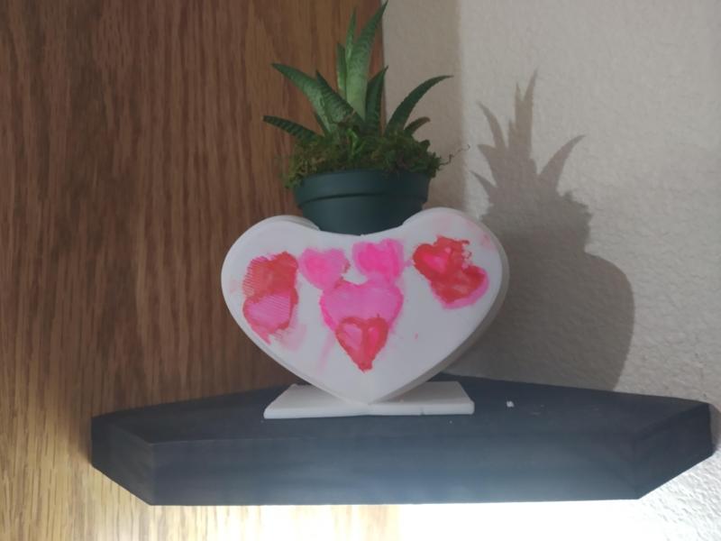 Heart-shaped Succulent Pot