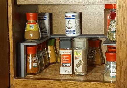 Cabinet Spice Rack (parametric)