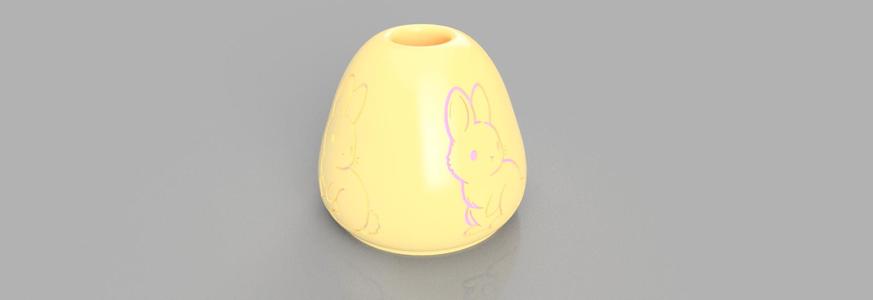 Bunny vase