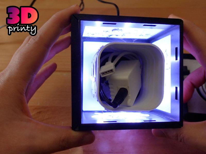 Twist Lock Photo Box - Lithophane Parts