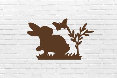 EASTER WALL DECORATION rabbit