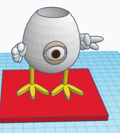 improved weird egg container with Poke ball (needs supports)