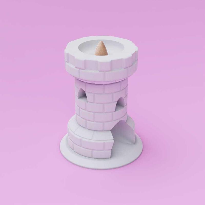 Smoke cascade "tower" mold
