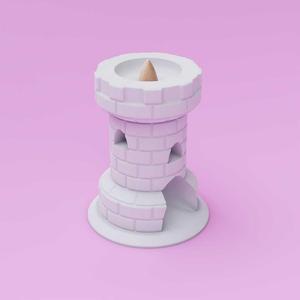 Smoke cascade "tower" mold