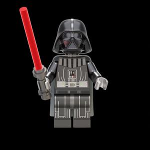 Darth Vader Brick Figure