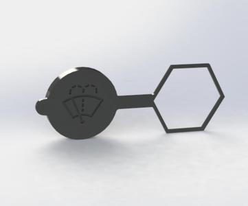 Ford Focus windshield washer fluid cap