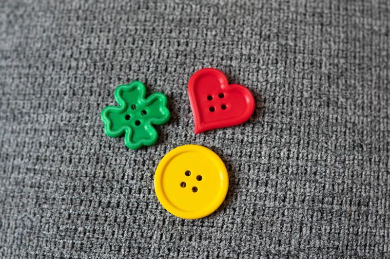 Pendant - Button for luck